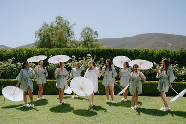 Wedding day PJ set and robe