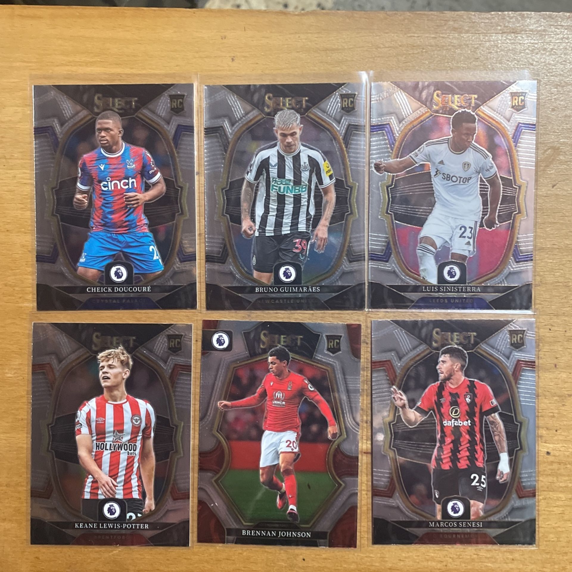 2023 SELECT LOT OF 8 ROOKIE CARDS 