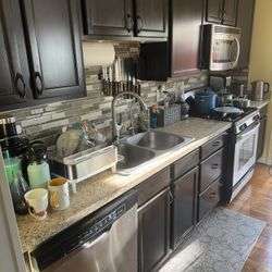 GE Stainless steel Kitchen Appliances Set