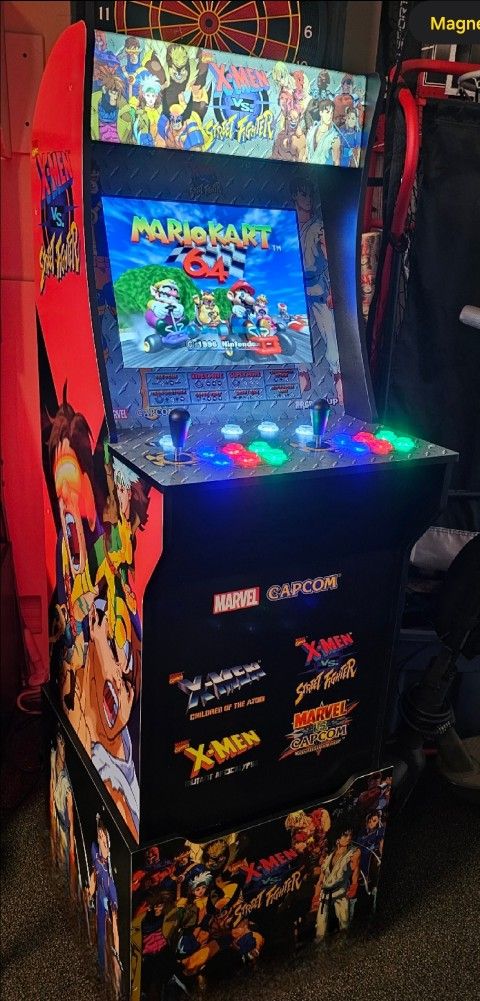 Retro X-Men Vs Street Fighter Arcade1up Cabinet With Over 15,000 Video Games