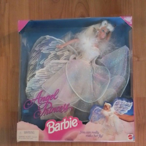 Rare Vintage Angel Princess Barbie 1996