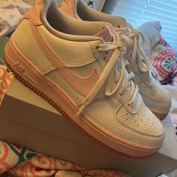 Pink And White Air Force Ones