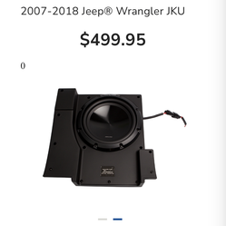 Factory Subwoofer | Alpine SBV–10–WRA | Jeep Wrangler - JK