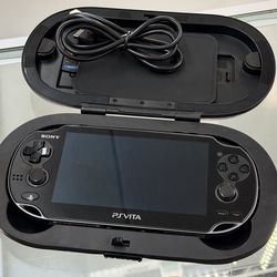 Sony PlayStation Vita OLED PCH-1001 w/2 Games,Case,Charger