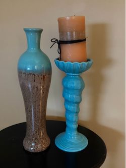 Decorative vase and candleholder