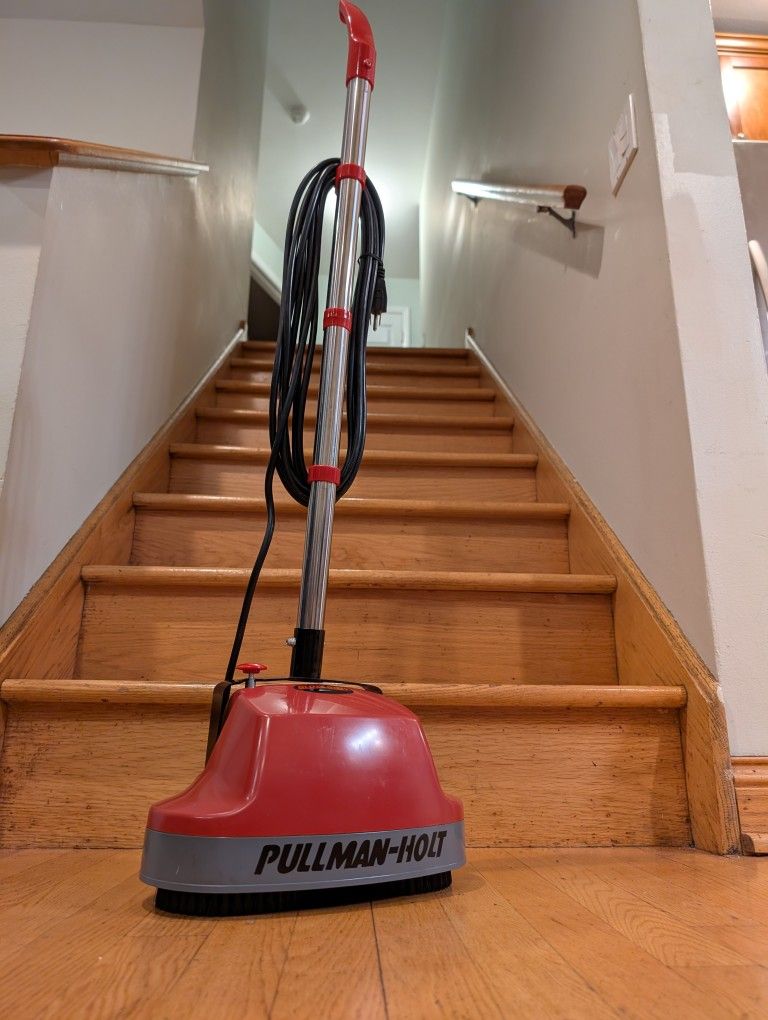 Pullman-Holt Gloss Boss: buffer, waxer, polisher, scrubber, cleaner. For hardwood, carpet, tile.
