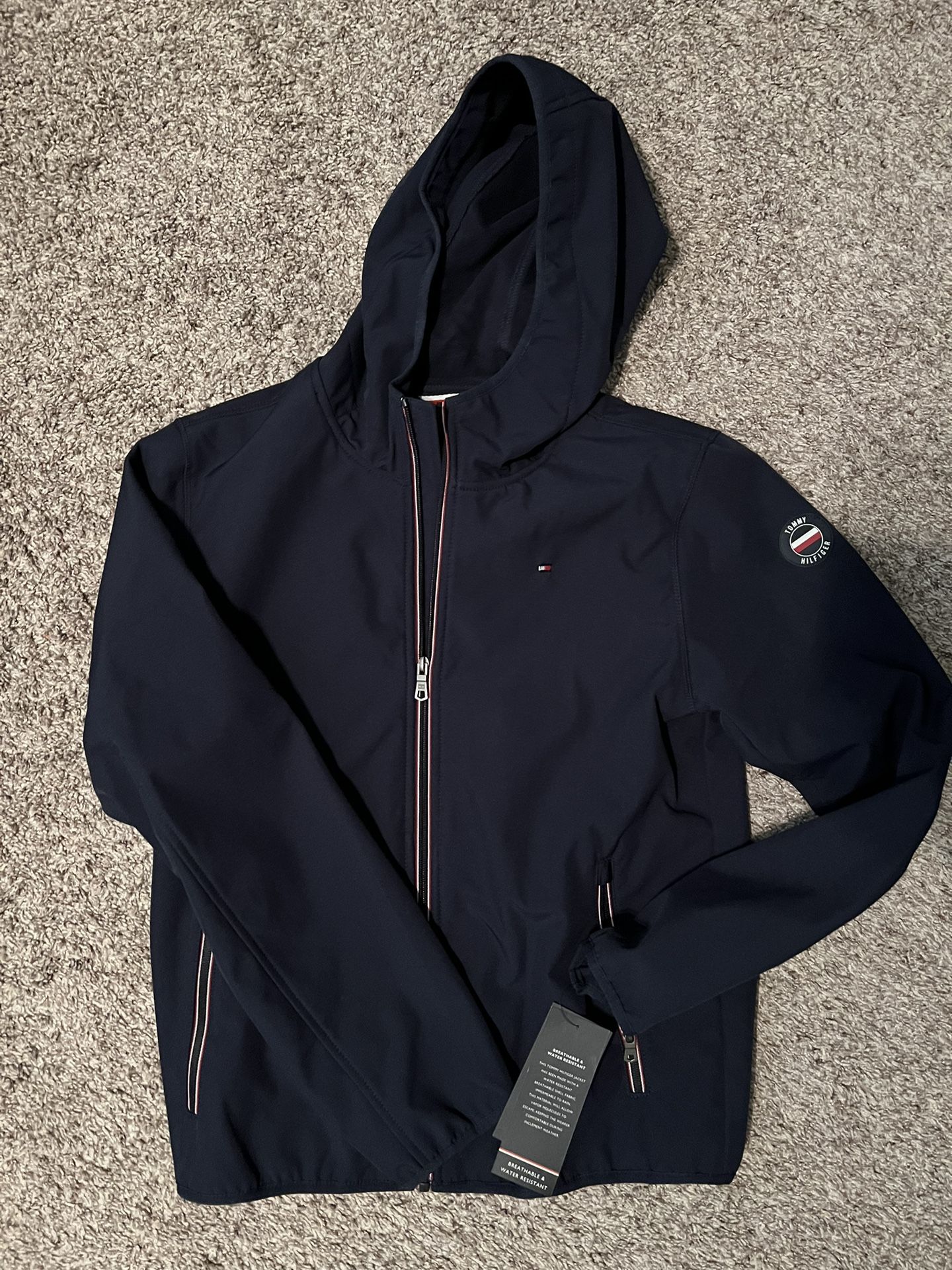 Tommy Hilfiger Navy Softshell Jacket NWT