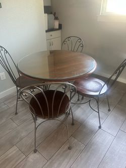 Ethan Allen wood dining set