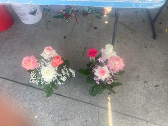 Fresh flower arrangements
