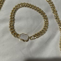 Gold Plated Mens Chain 