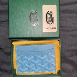 Goyard Cardholder Wallet Light Blue 
