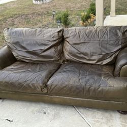 Leather Couch 