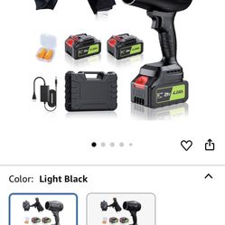 980,000 RPM Cordless Leaf Blower - 21V Electric Handheld