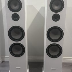 Canton vento 100 floor standing speakers white