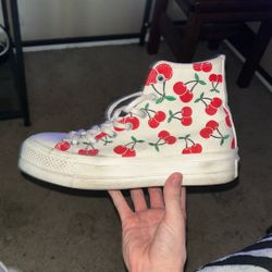 Cherry Converse Women’s Size 8 