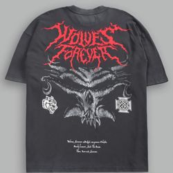Darc Sport Feed the Beast Premium Oversized Tee in Wolf Gray XL