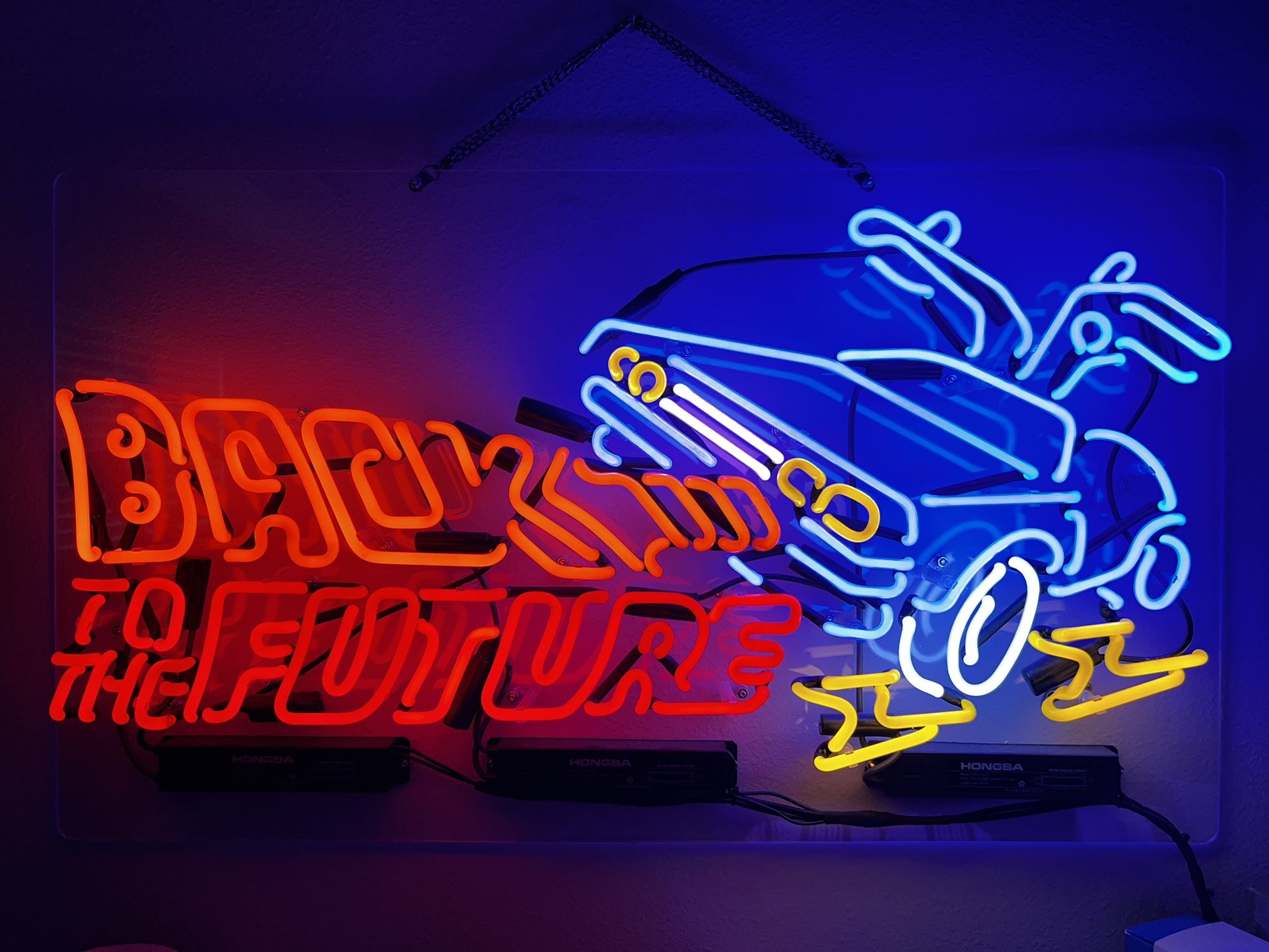 Back To The Future Neon Sign