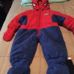 Halloween Costume and snow suit Spiderman