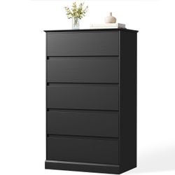 Black Dresser assembled
