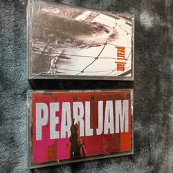 Pearl Jam Cassette Tape Lot