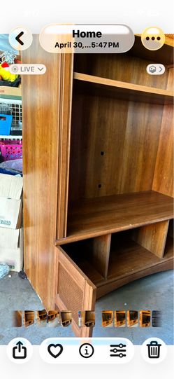 Entertainment center vintage