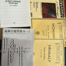 Like New Violin Books 