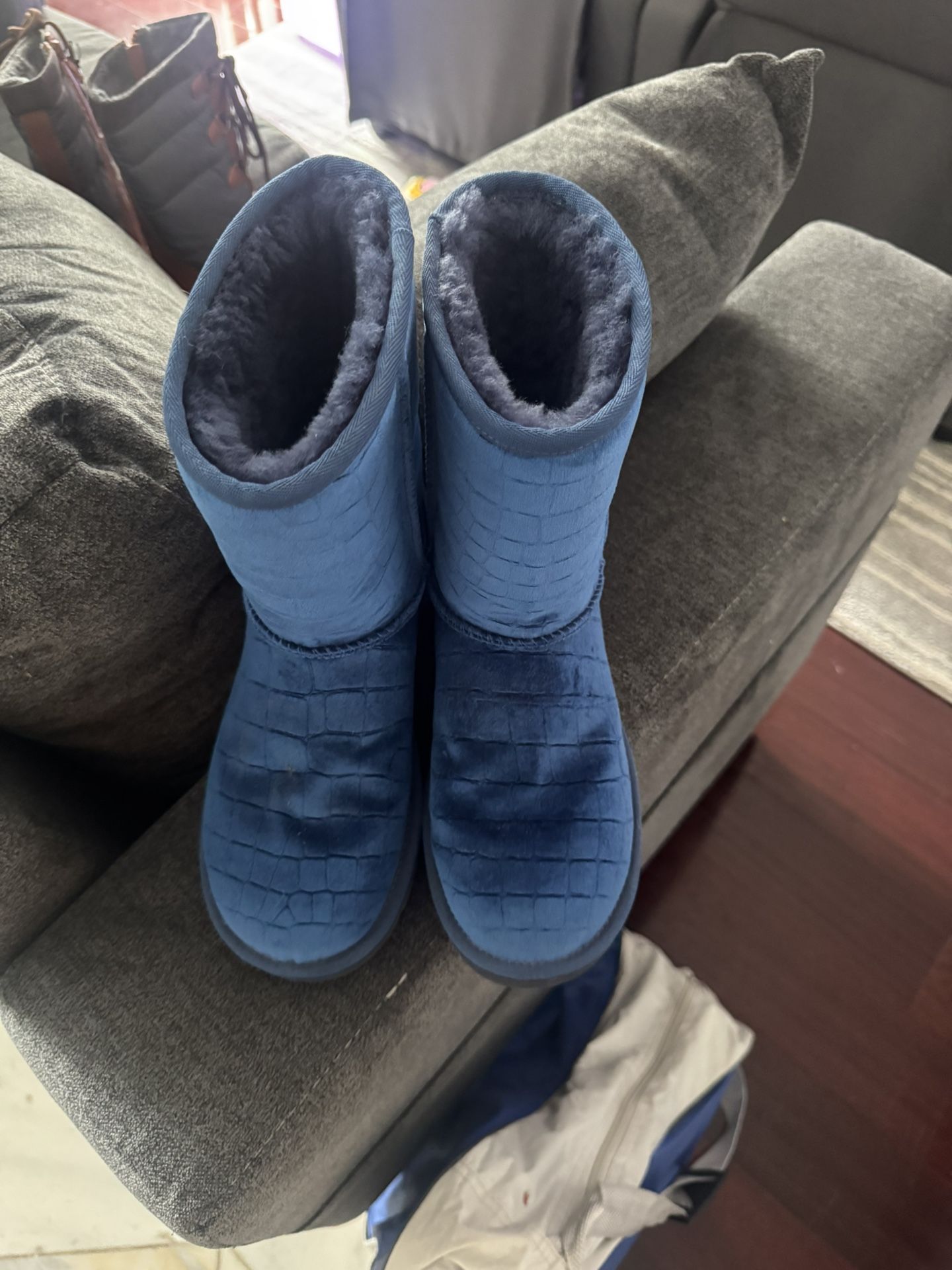 Blue Ugg Boots Size 6