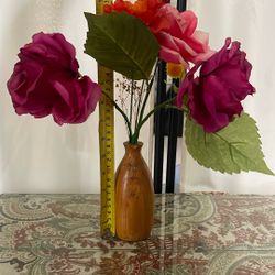 Mini Wooden Vase 