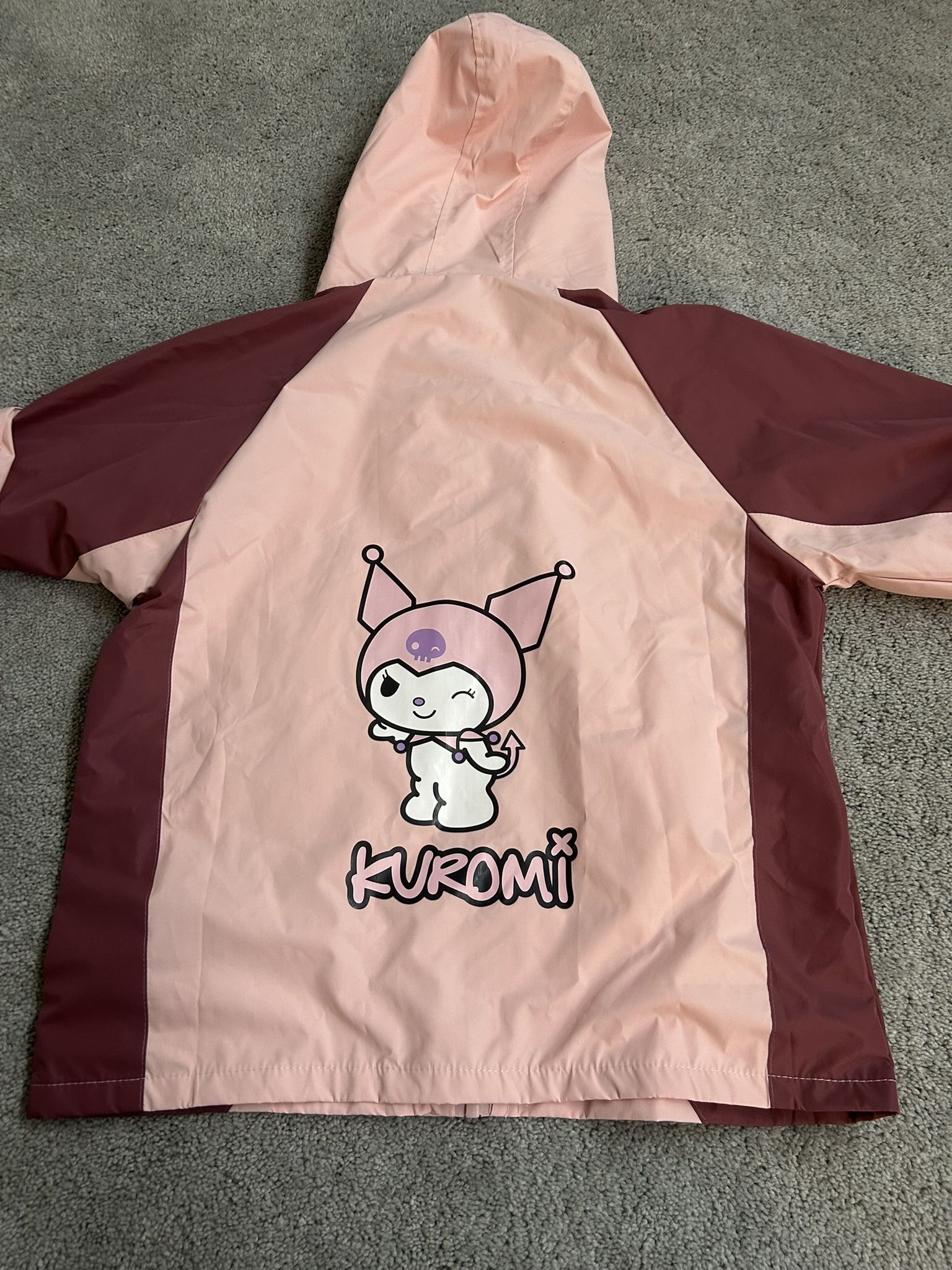Kuromi Full Zip Hoodie Sweatshirt Petite Women's Lightweight Windproof Jacket Girls Long Sleeve Hooded Sweater Never Used Girls 14/16 $25 Price Firm 