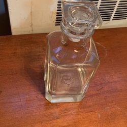 Vintage Rye Decanter w Stopper 
