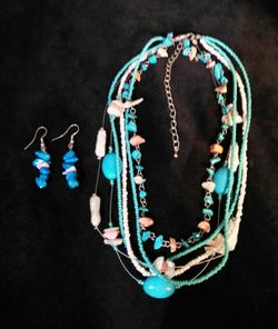 Necklace & earrings
