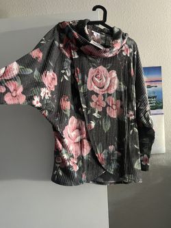 Long Sleeve Floral Rose
