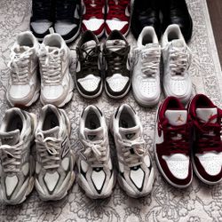 I'm selling more than one pair of shoes. They need to go for a cheaper price. I'm moving. There is no answer to ridiculous questions.