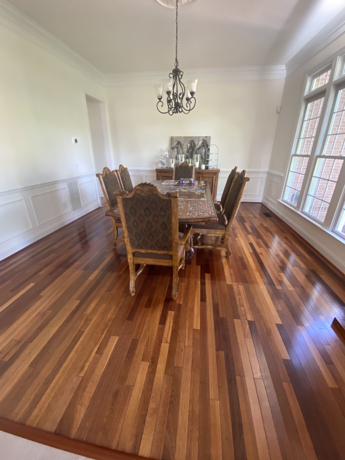 6 chairs dining set with china cabinet