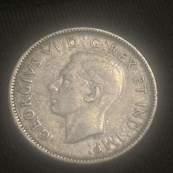 Rare 1943 Canada 25 Cents 
