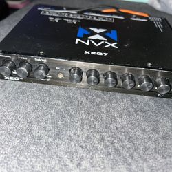 XEQ7 7-Band Graphic Equalizer with Front 3.5mm Auxiliary Input
