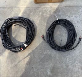 Long RCA Audio Cables – Set of 2