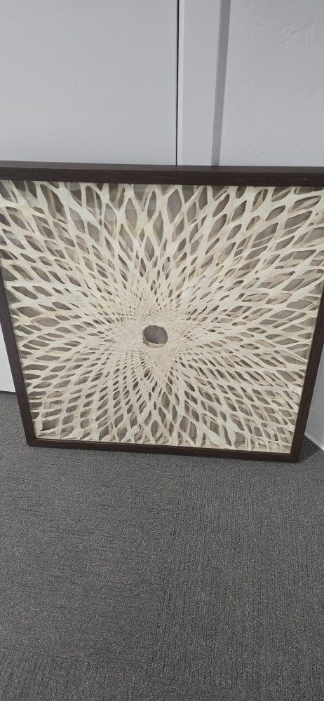 Glass Framed Rice Paper Shadow Box - World Market