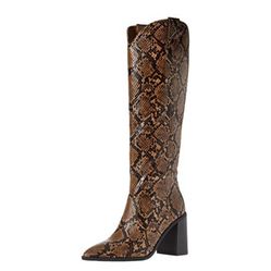 Snake Skin Print Women’s Boot