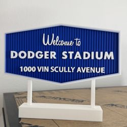 Dodger Welcome Sign 
