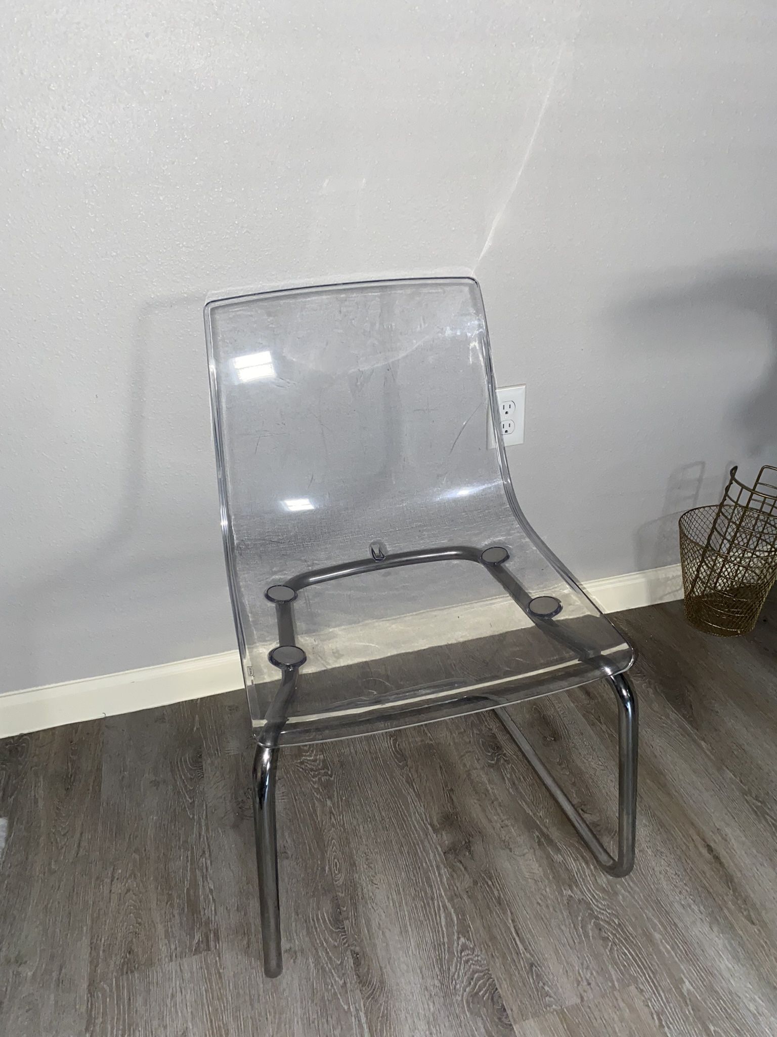 Ikea Acrylic  Chairs