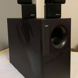 Bose Speakers And Subwoofer 