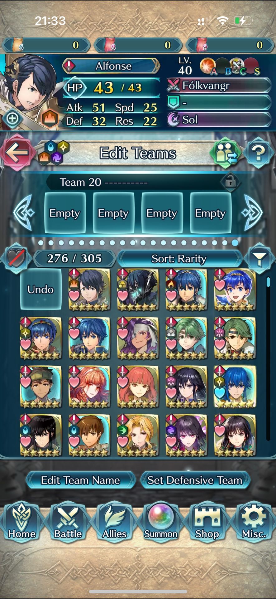 Fire Emblem Heroes Account