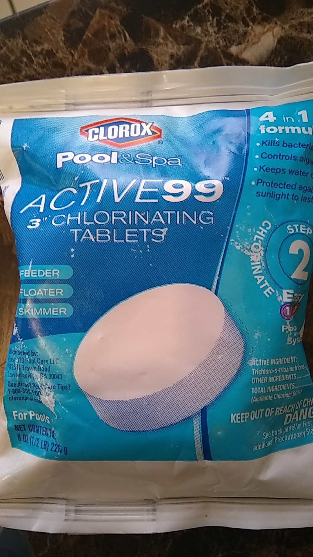 Pool and spa chlorine tablet