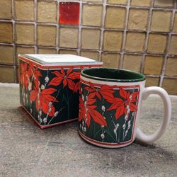 Vintage Christmas Ceramic Mug