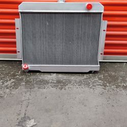 Dodge, Ford, RA-JEEP73-3 3-Row Full Aluminum Radiator Compatible with 72-83 Je