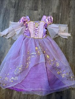 Disneyland Park Bibbidi-Bobbidi Boutique Rapunzel dress costume child size 7/8
