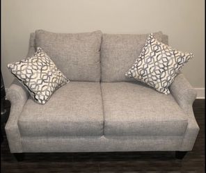 Loveseat with Pillows
