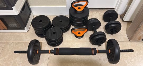 Adjustable weight set