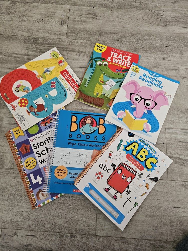 Wipe Clean Books - Some Never Used